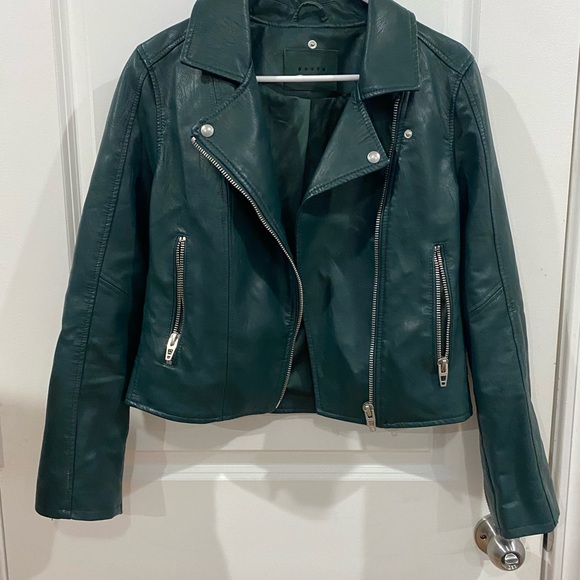 Blanknyc green leather jacket - Picture 2 of 6